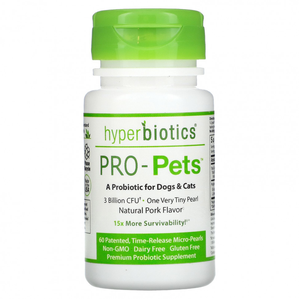  Hyperbiotics, Pro-Pets,     ,  , 3  ,  60, -       -     , -, 