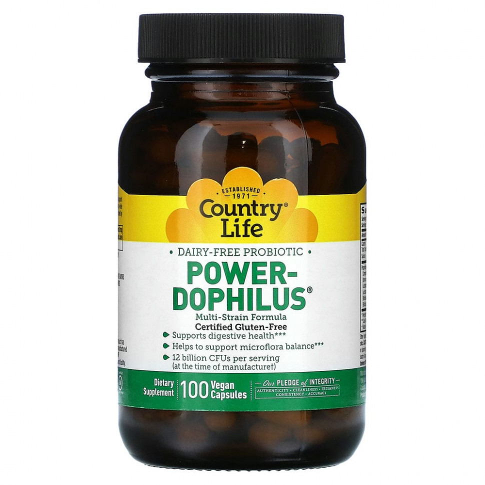 ������ ������ Country Life, Power-Dophilus`` 100 ��������� ������  IHerb (������) ����