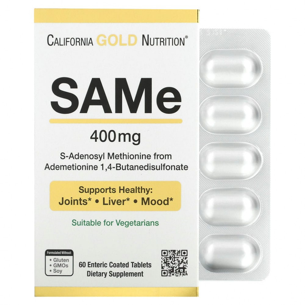  California Gold Nutrition, SAM-e,   , 400 , 60 ,       -     , -, 