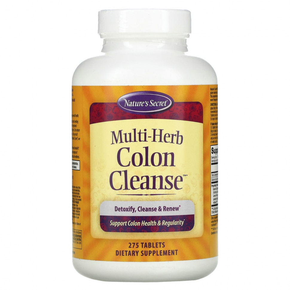 ������ ������ Nature's Secret, Multi-Herb Colon Cleanse, 275 ��������  IHerb (������) ����