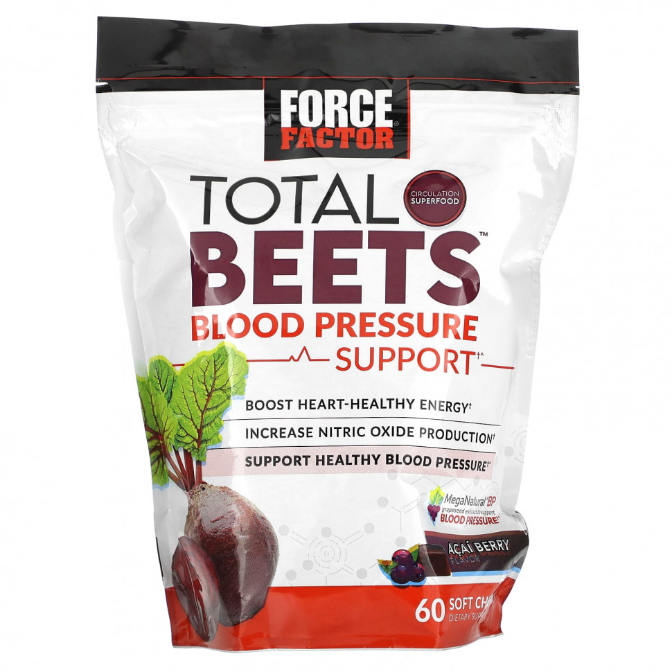  Force Factor, Total Beets,     ,  , 60      -     , -, 