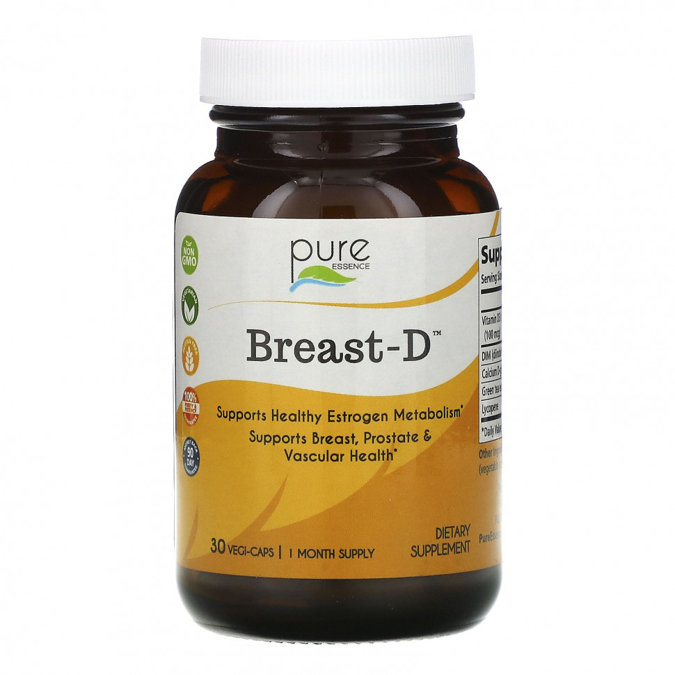 ������ ������ Pure Essence, Breast-D, 30 �������������� ������  IHerb (������) ����