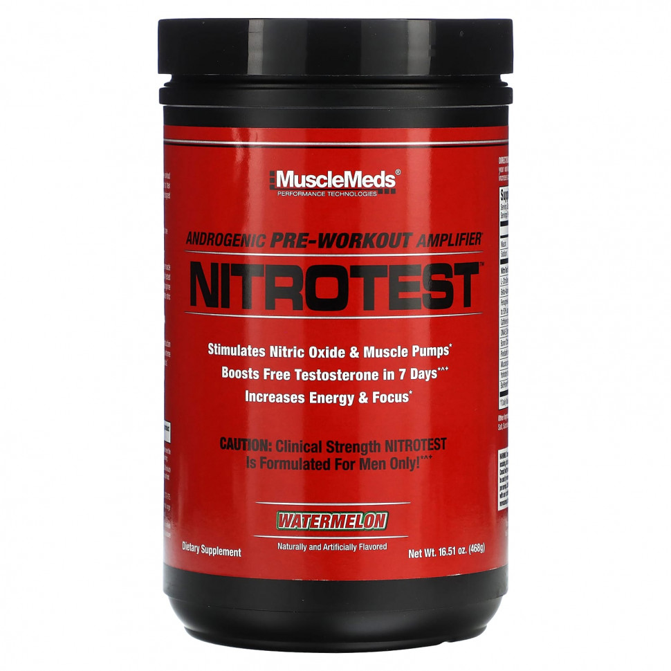   MuscleMeds, Nitrotest,   , , 468  (16,51 )  IHerb () 