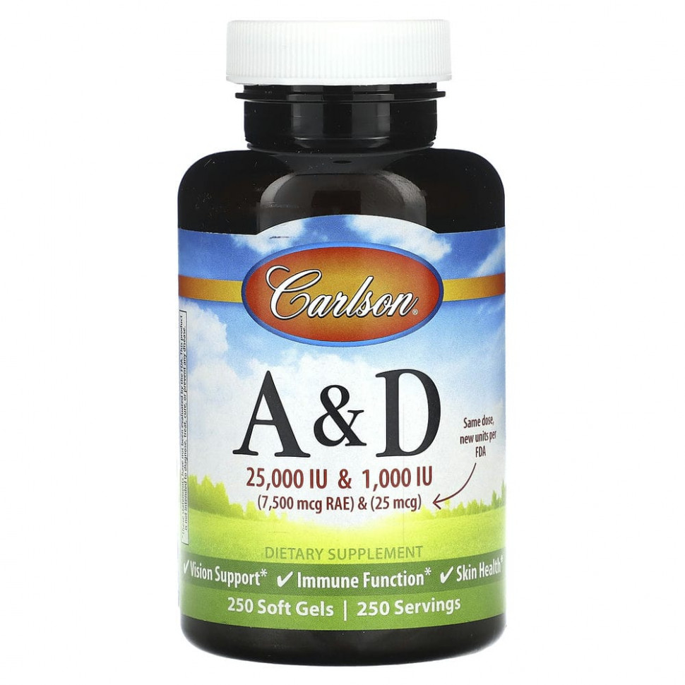 ������ ������ Carlson, A&D, 250 ������ ��������  IHerb (������) ����