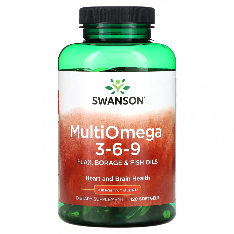 ������ ������ Swanson, MultiOmega 3-6-9`` 120 ������ ��������  IHerb (������) ����
