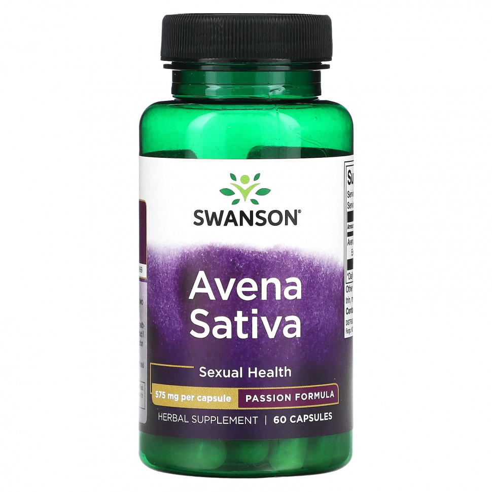  Swanson, Avena Sativa, 575 , 60     -     , -, 