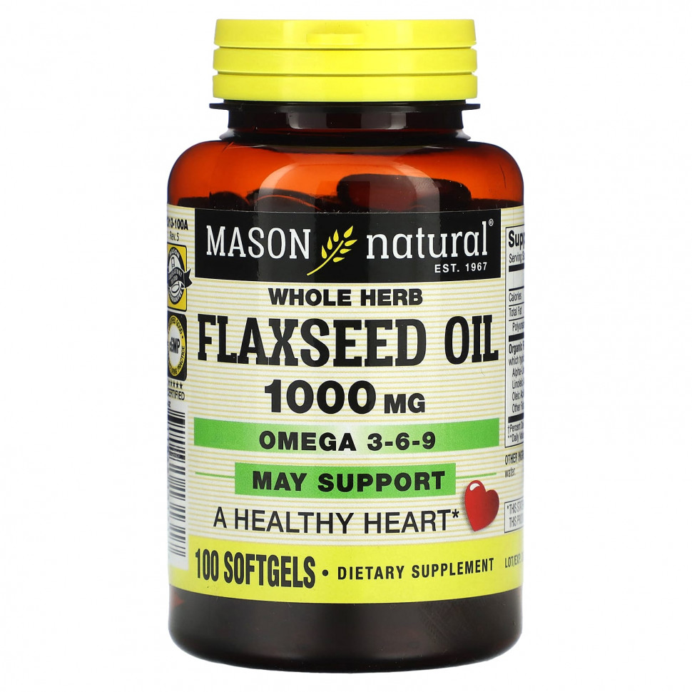 ������ ������ Mason Natural, ������� ����� �� ������� ����, 1000 ��, 100 ������ ��������  IHerb (������) ����
