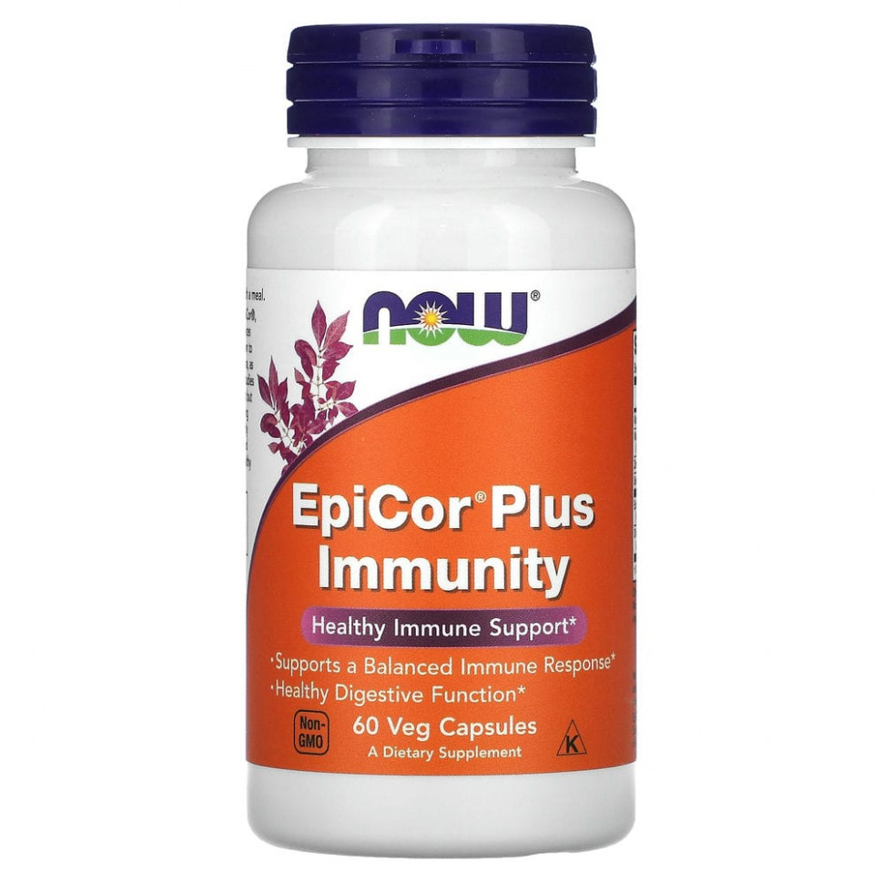  NOW Foods, EpiCor Plus Immunity, 60      -     , -, 