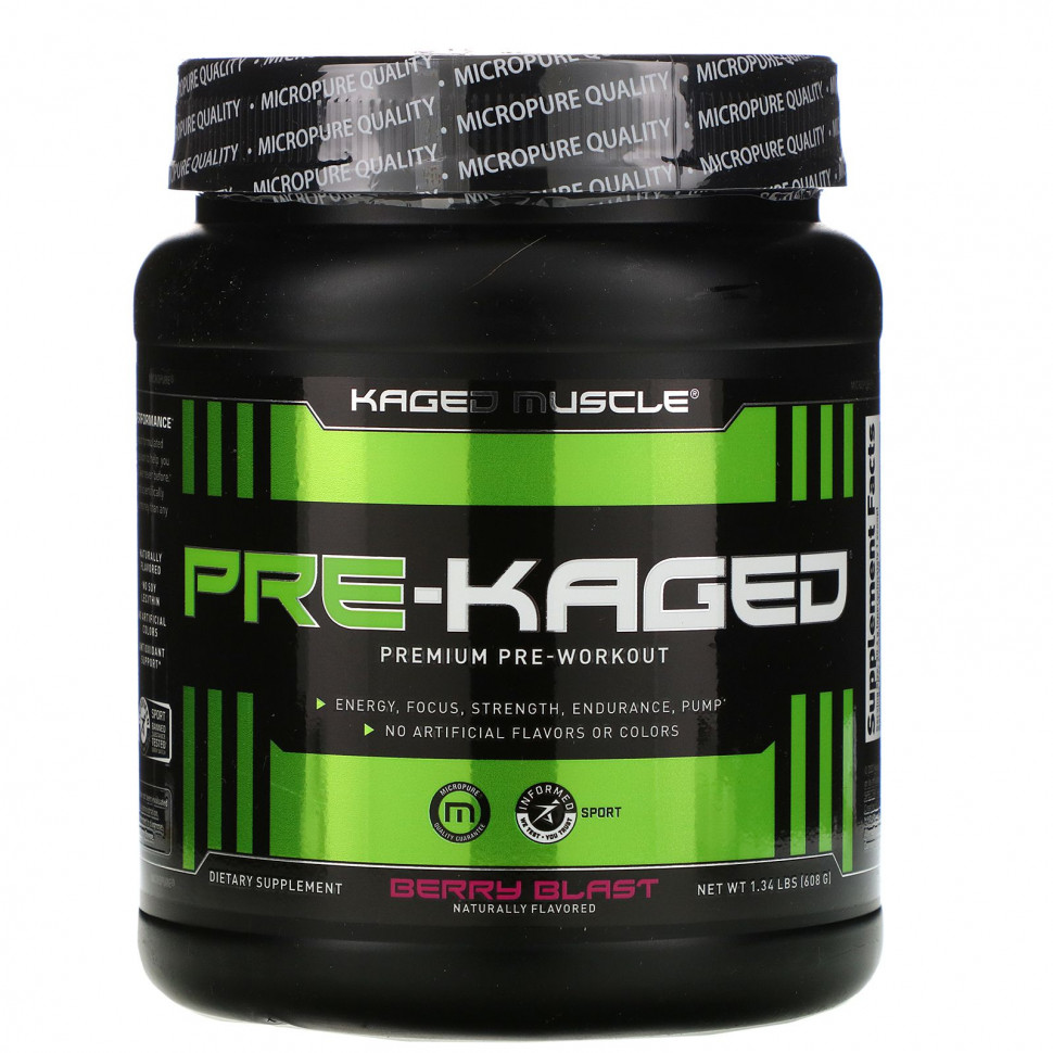  Kaged Muscle, PRE-KAGED,    ,   , 608  (1,34 )    -     , -, 