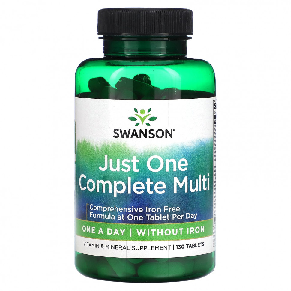 ������ ������ Swanson, Just One Complete Multi, 130 ��������  IHerb (������) ����