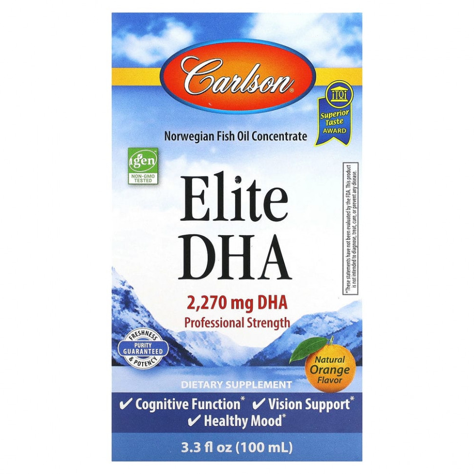  Carlson Labs, Elite DHA   , 2270 , 100  (3,3 . )    -     , -, 