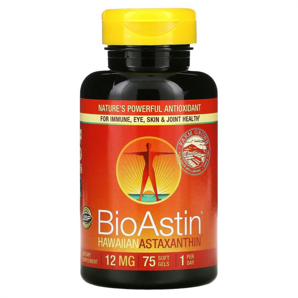 ������ ������ Nutrex Hawaii, BioAstin, ��������� �����������, 12 ��, 75 ������ ��������  IHerb (������) ����
