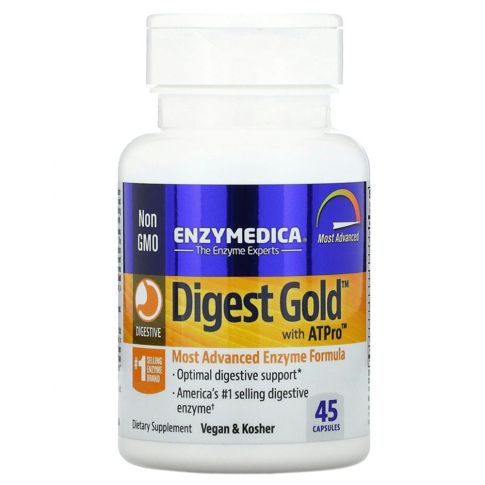  Enzymedica, Digest Gold  ATPro,    , 45     -     , -, 