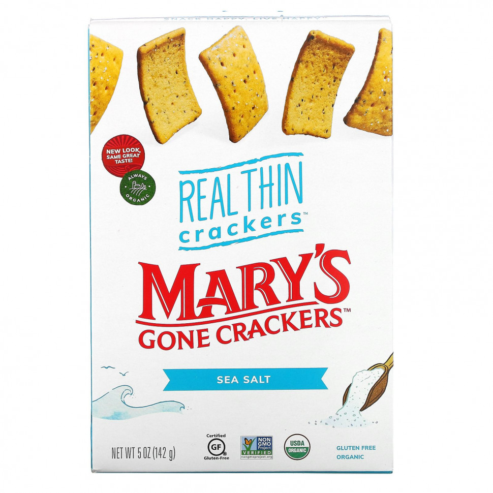 ������ ������ Mary's Gone Crackers, ������� Real Thin Crackers, ������� ����, 141 �  IHerb (������) ����