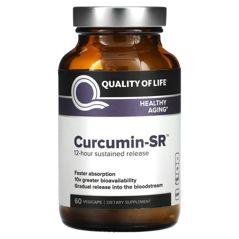  Quality of Life Labs, Curcumin-SR`` 60      -     , -, 