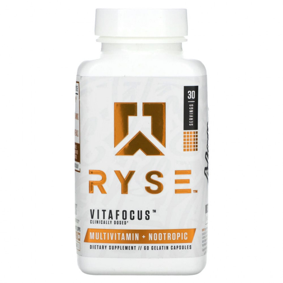 ������ ������ Ryse Supps, Vitafocus, �������������� � ��������, 60 ����������� ������  IHerb (������) ����