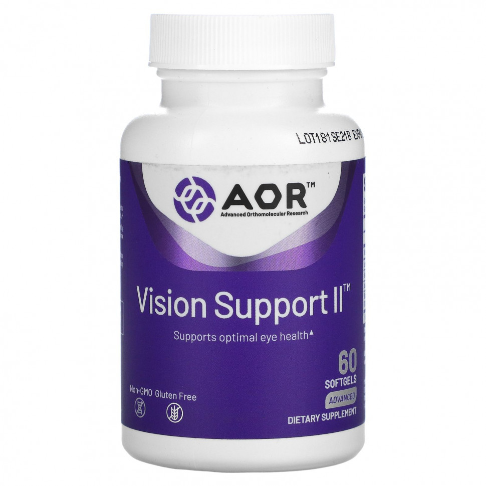  Advanced Orthomolecular Research AOR, Vision Support II, 60      -     , -, 