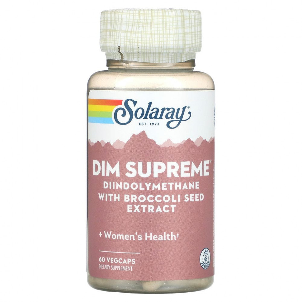  Solaray, DIM Supreme, , 60   VegCaps    -     , -, 