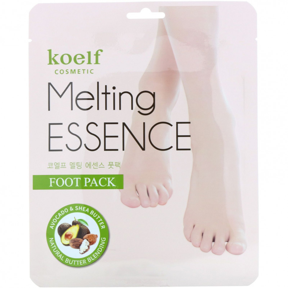 ������ ������ Koelf, Melting Essence Foot Pack, ����� ��� ���, 10 ���  IHerb (������) ����