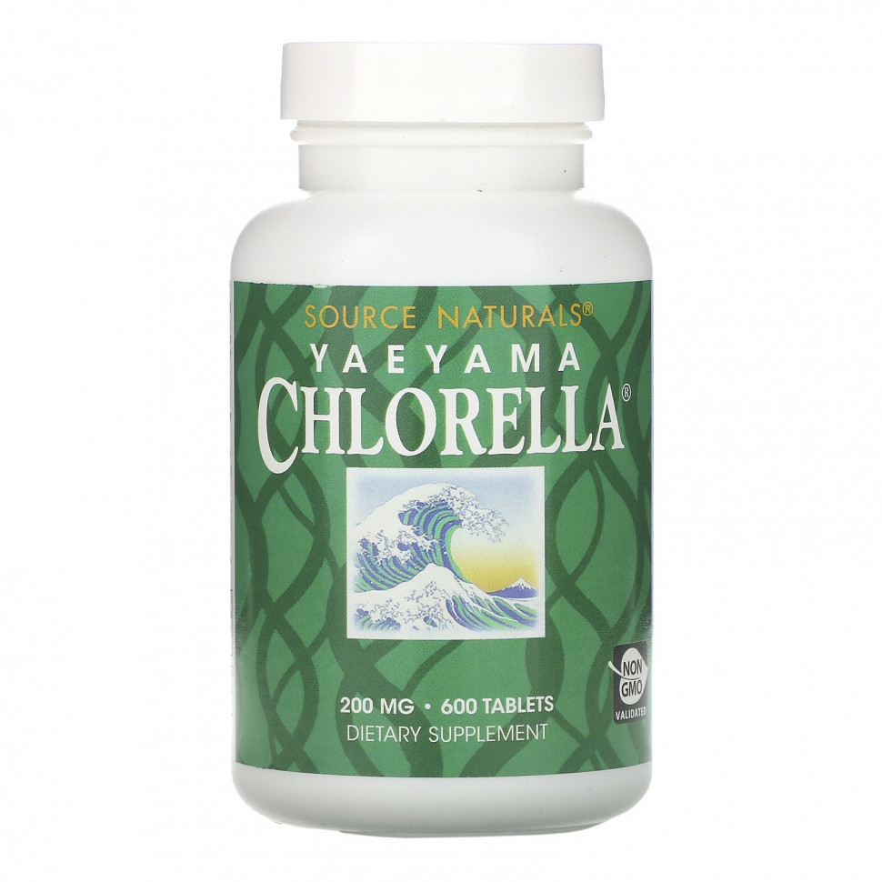  Source Naturals, Yaeyama Chlorella, 200 , 600     -     , -, 