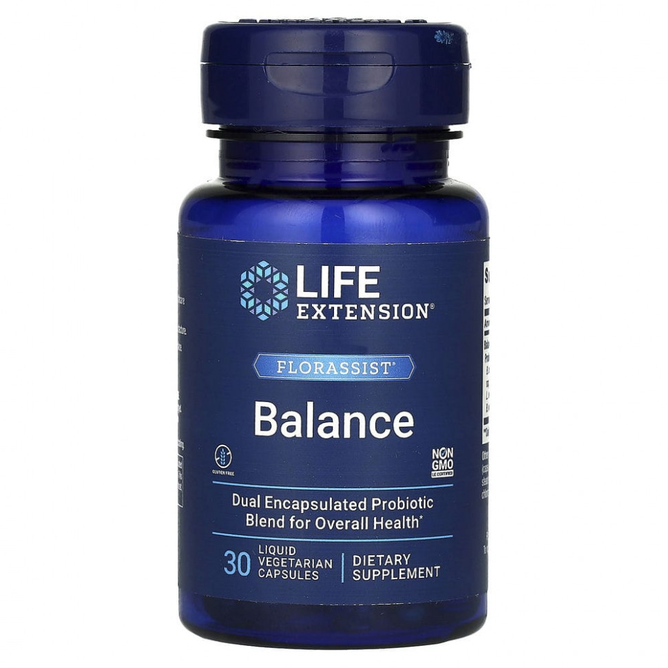 ������ ������ Life Extension, FLORASSIST Balance, 30 ������ �������������� ������  IHerb (������) ����