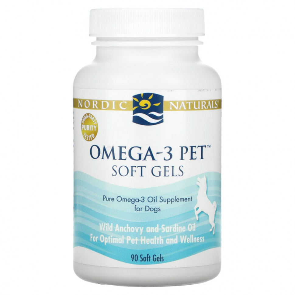������ ������ Nordic Naturals, Omega-3 Pet, ��� �����, 90 ������  IHerb (������) ����