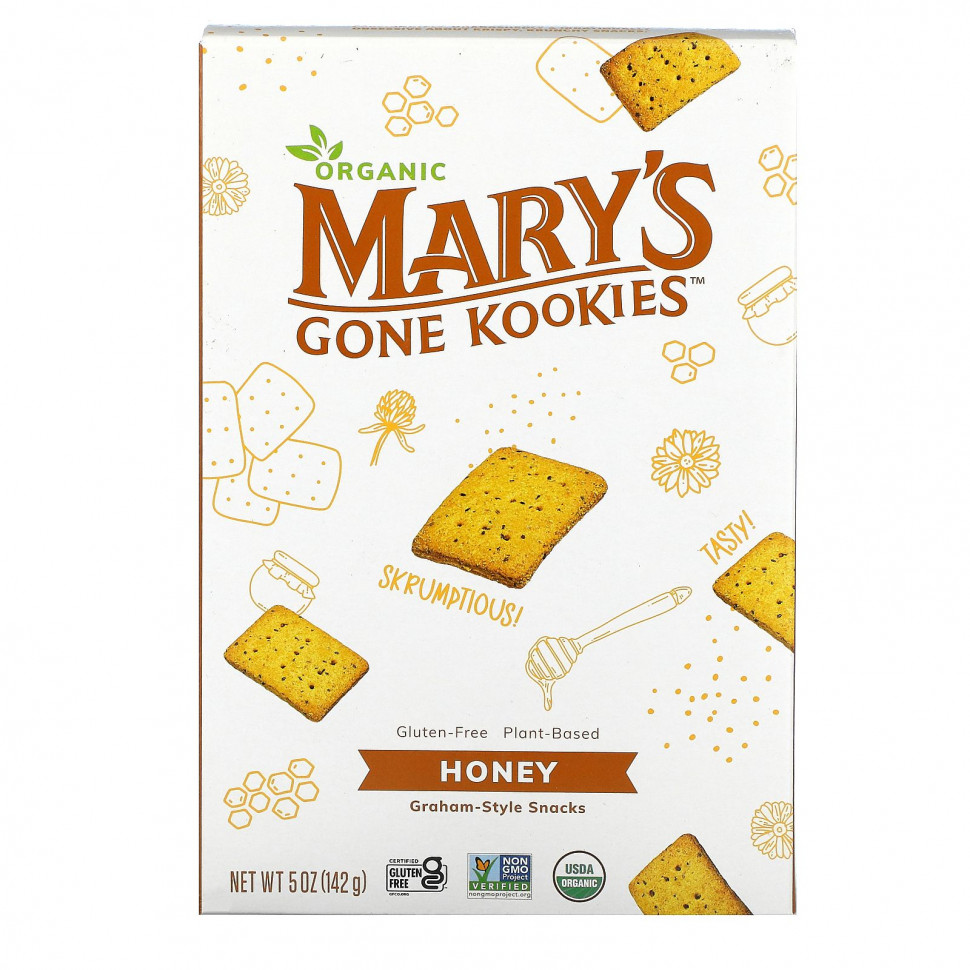 ������ ������ Mary's Gone Crackers, Graham Style Snack, Honey, 5 oz (141 g)  IHerb (������) ����
