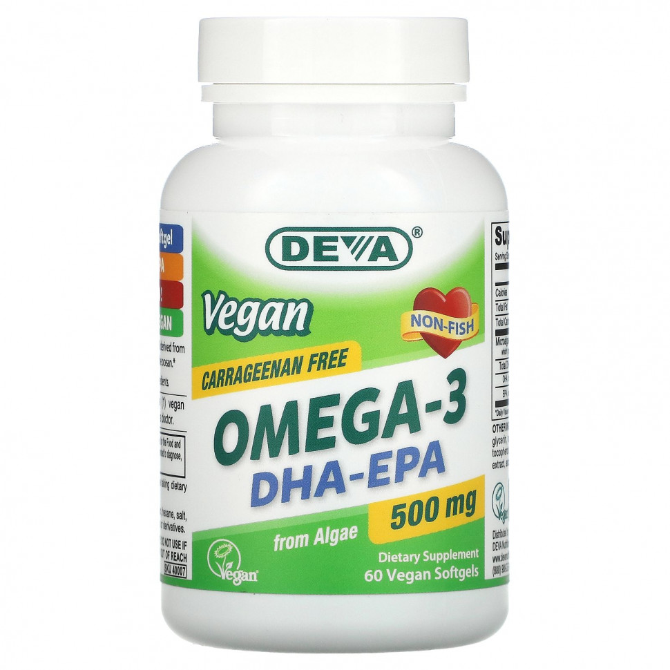  Deva,  -3 DHA-EPA, 500 , 60       -     , -, 