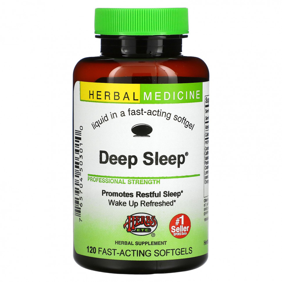  Herbs Etc., Deep Sleep, 120       -     , -, 