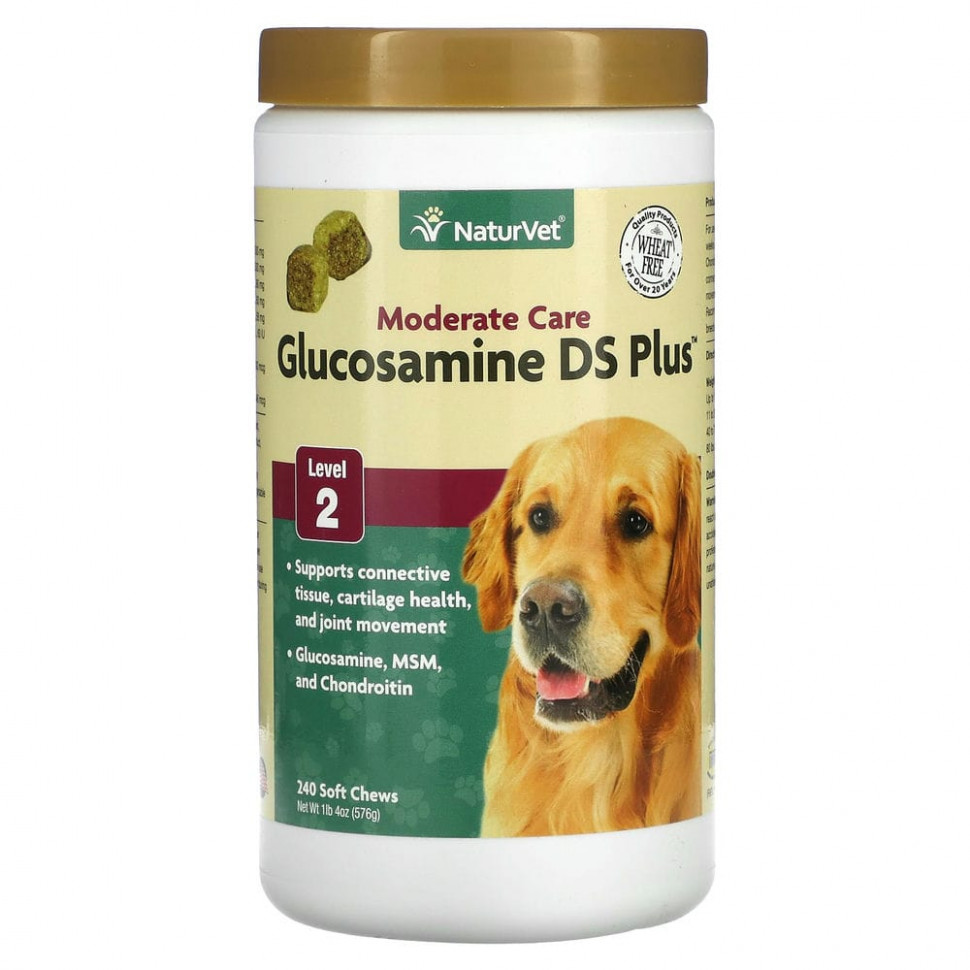  NaturVet, Glucosamine DS Plus,  ,  2, 240  , 576  (1  4 )    -     , -, 