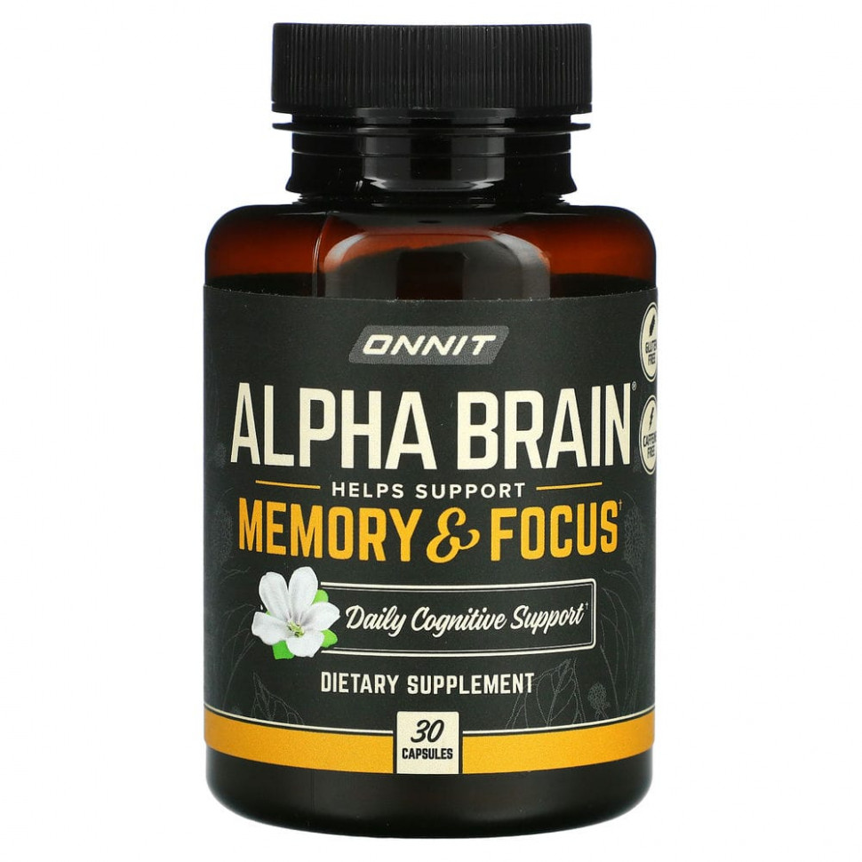  Onnit, Alpha Brain,   , 30     -     , -, 