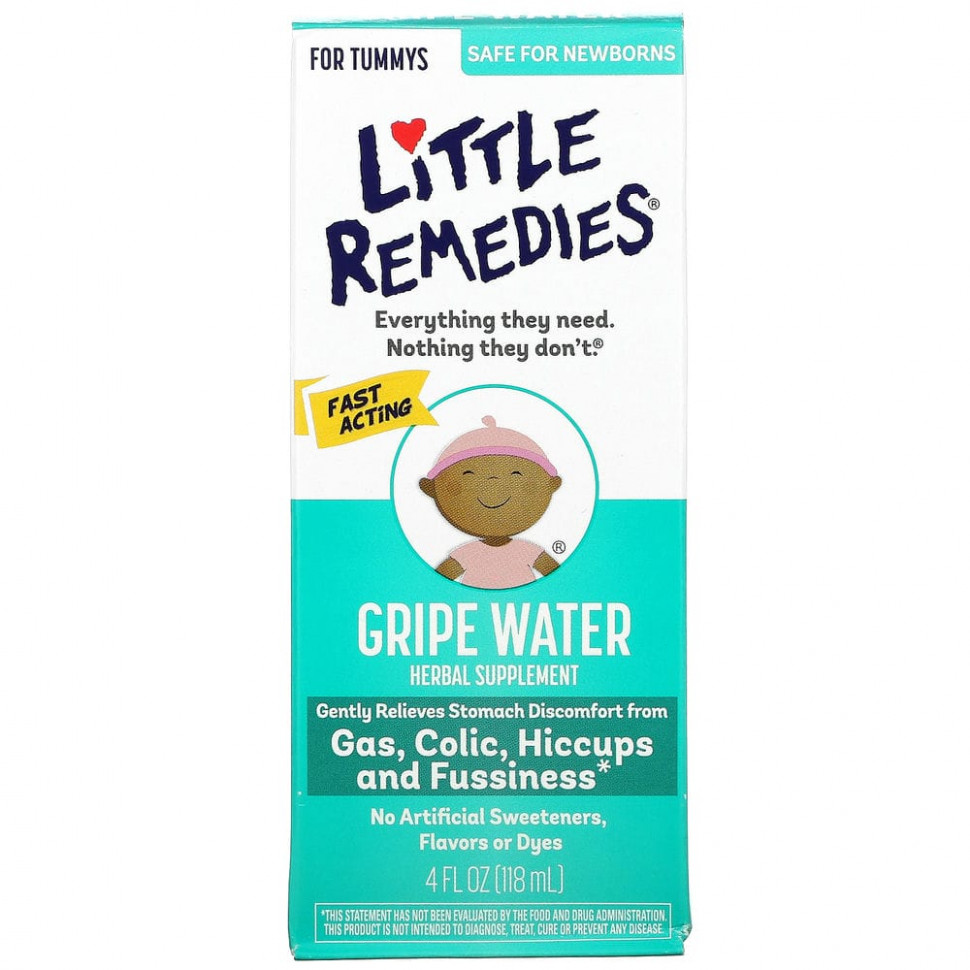 ������ ������ Little Remedies, Gripe Water, ��� ��������, 118 �� (4 ����. �����)  IHerb (������) ����
