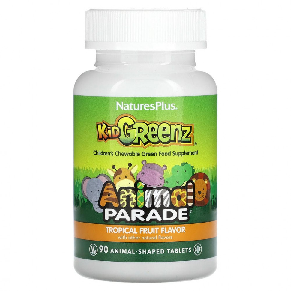  NaturesPlus, Source of Life, Animal Parade, Kid Greenz,    , 90     -     , -, 