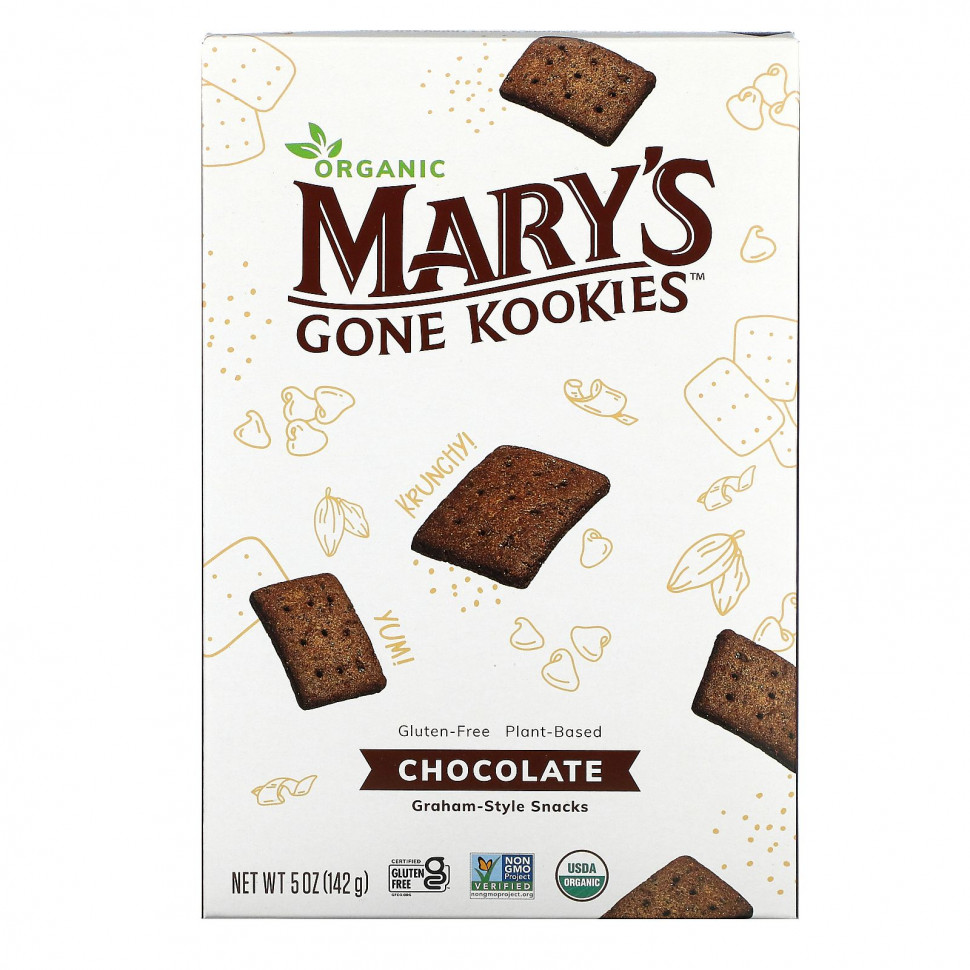 ������ ������ Mary's Gone Crackers, Graham Style Snack, Chocolate, 5 oz (141 g)  IHerb (������) ����