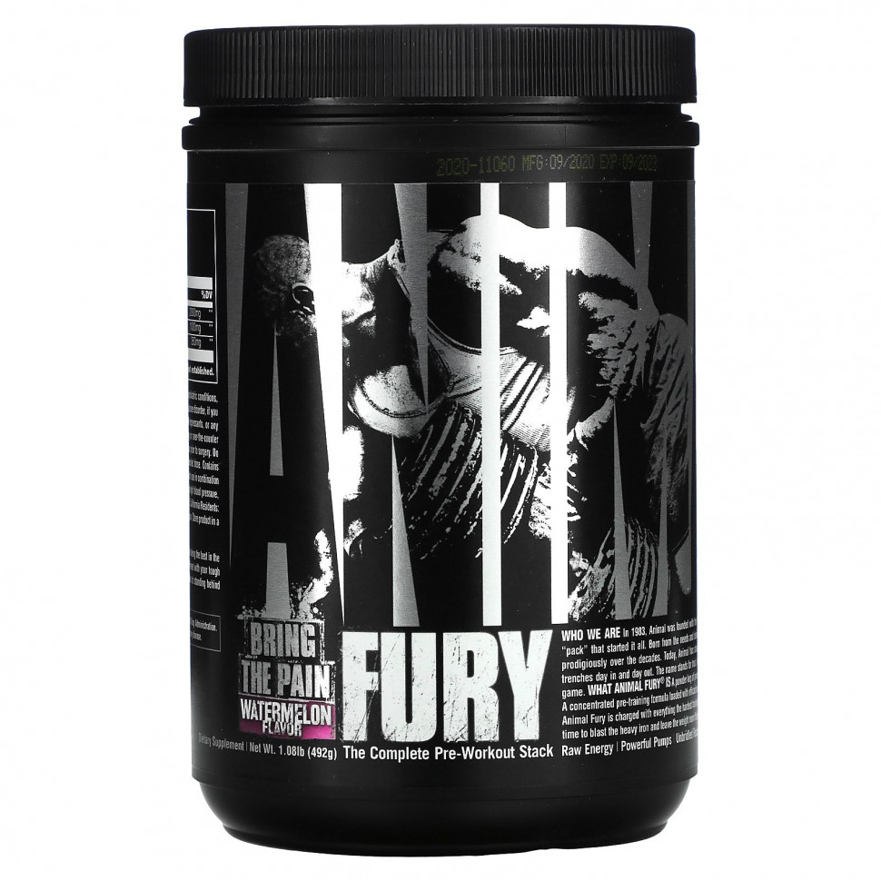  Universal Nutrition, Animal Fury,   , , 492  (1,08 )    -     , -, 