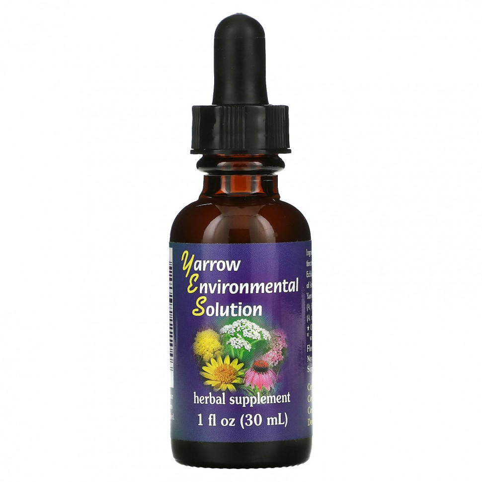 ������ ������ Flower Essence Services, Yarrow Environmental Solution, �������� �������� � ���������������, 30 �� (1 ����. �����)  IHerb (������) ����