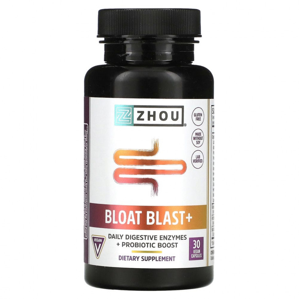  Zhou Nutrition, Bloat Blast+,    , 30      -     , -, 