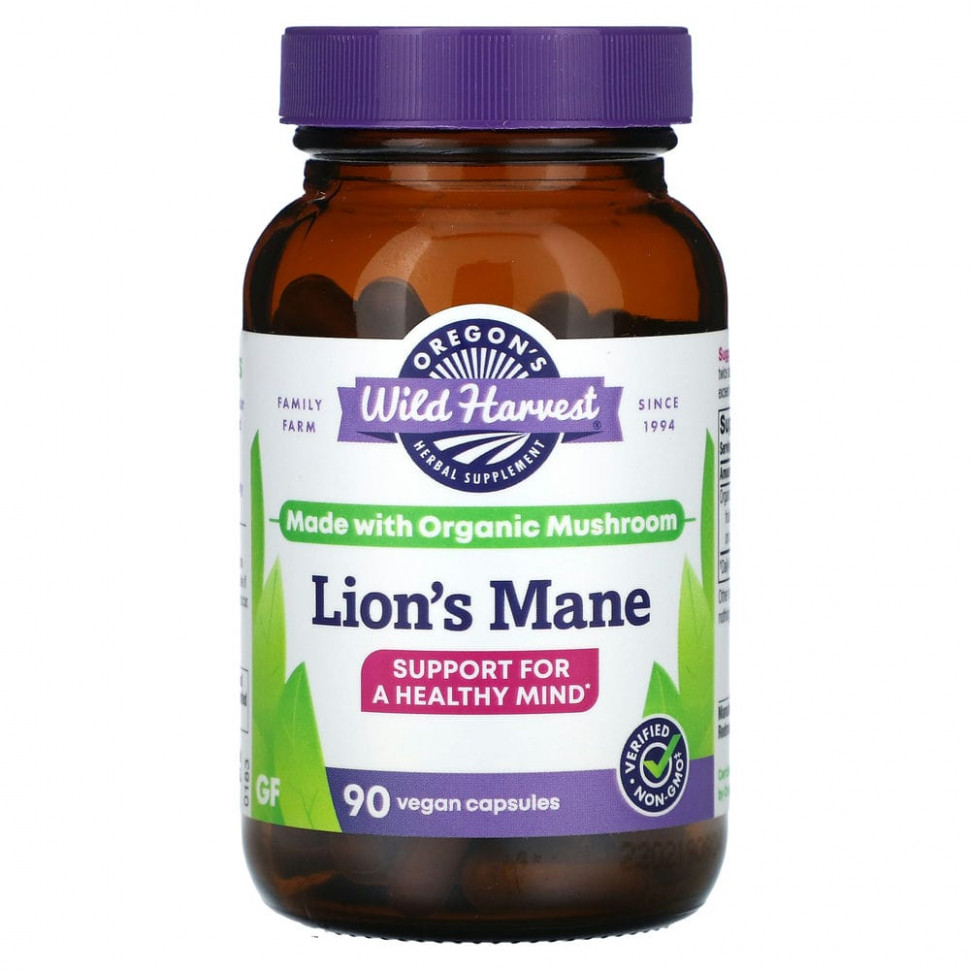 ������ ������ Oregons Wild Harvest, Lion's Mane`` 90 ��������� ������  IHerb (������) ����