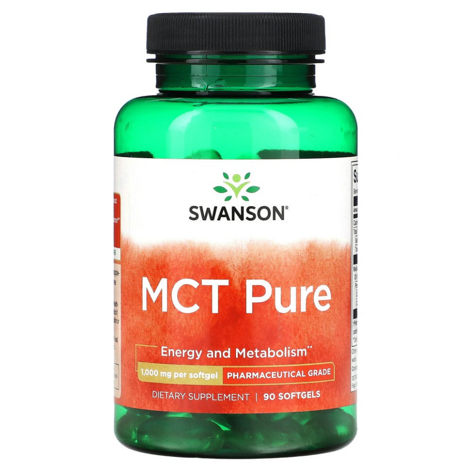 ������ ������ Swanson, MCT Pure, 1000 ��, 90 ������ ��������  IHerb (������) ����