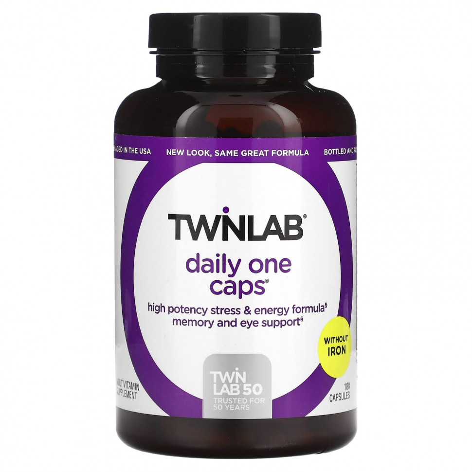 ������ ������ Twinlab, Daily One Caps, ��� ������, 180 ������  IHerb (������) ����
