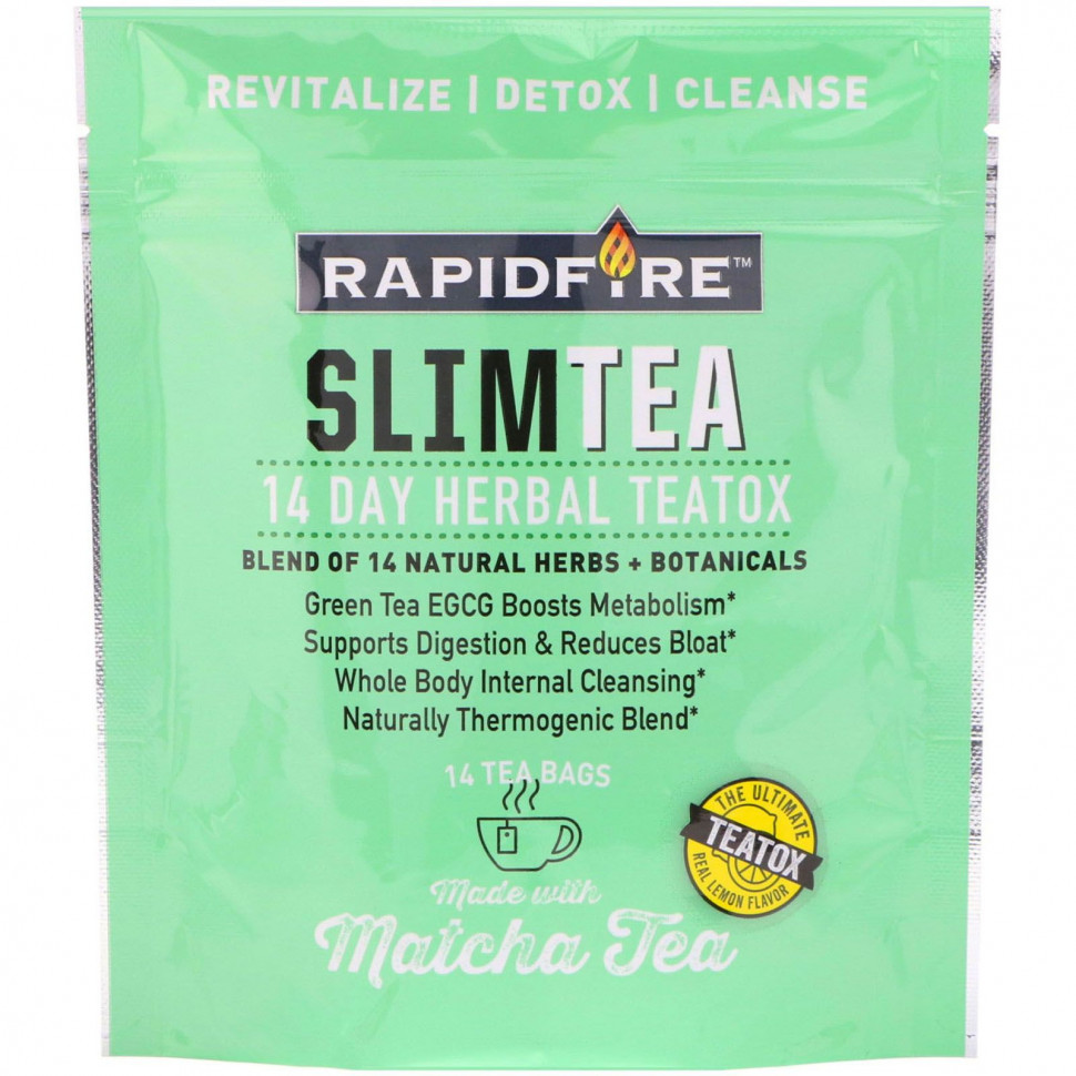  RAPIDFIRE, SlimTea, 14-     ,  ,   , 14      -     , -, 