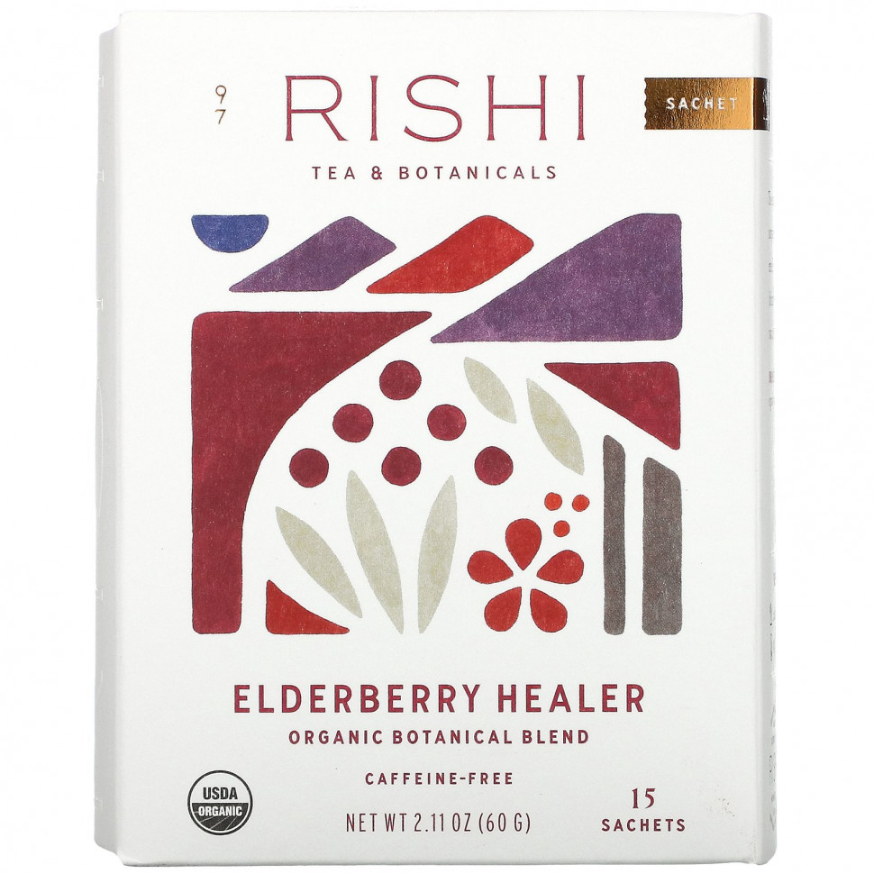  Rishi Tea, Elderberry Healer,  , 15 , 60  (2,11 )    -     , -, 