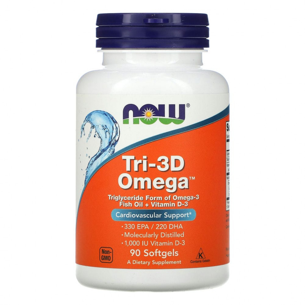  NOW Foods, Tri-3D Omega,   -3, 330  / 220 , 90     -     , -, 