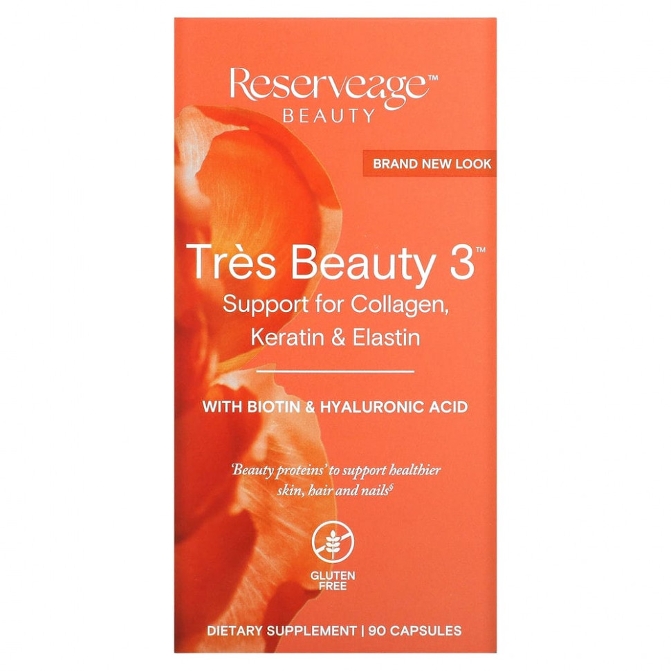 ������ ������ ReserveAge Nutrition, Tres Beauty 3, 90 ������  IHerb (������) ����