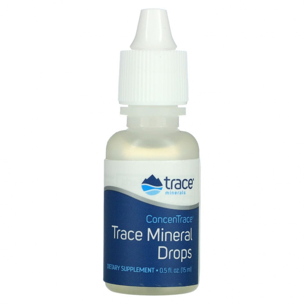  Trace Minerals , ConcenTrace Trace Mineral Drops, 0.5 fl oz (15 ml)    -     , -, 