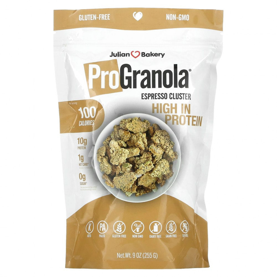 ������ ������ Julian Bakery, ProGranola, ��������, 255 � (9 �����)  IHerb (������) ����