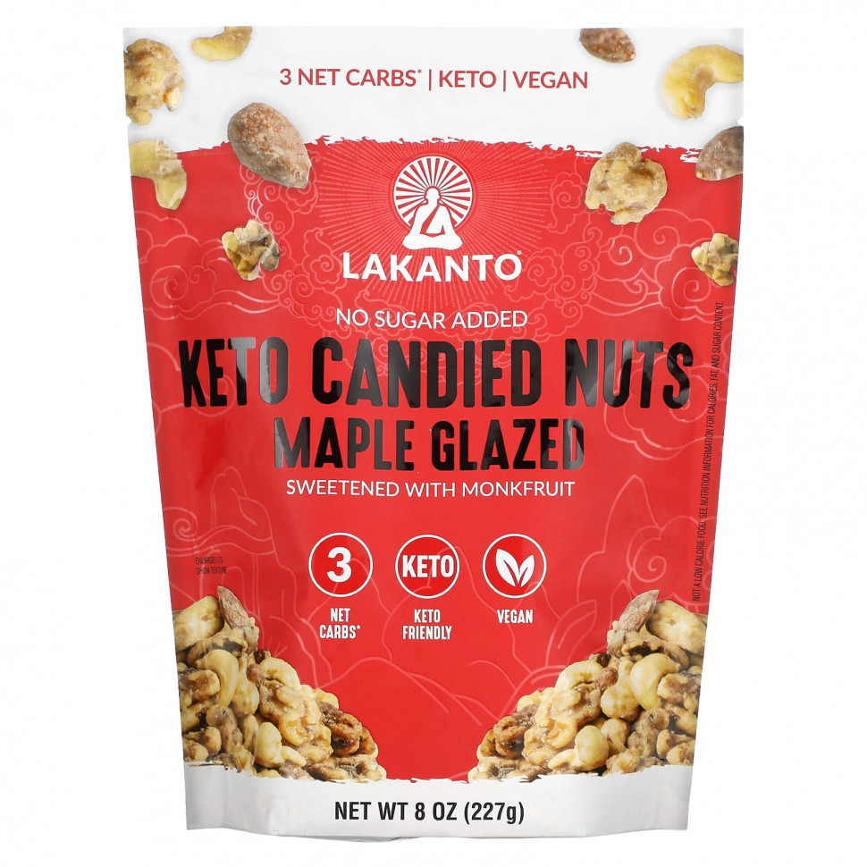 ������ ������ Lakanto, Keto Candied Nuts, Maple Glazed, 8 oz (227 g)  IHerb (������) ����