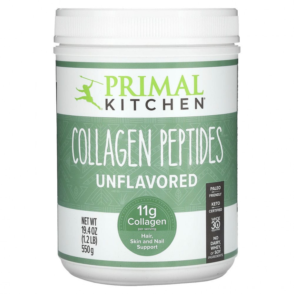   Primal Kitchen, Collagen Peptides, Unflavored , 1.2 lb (550 g)  IHerb () 