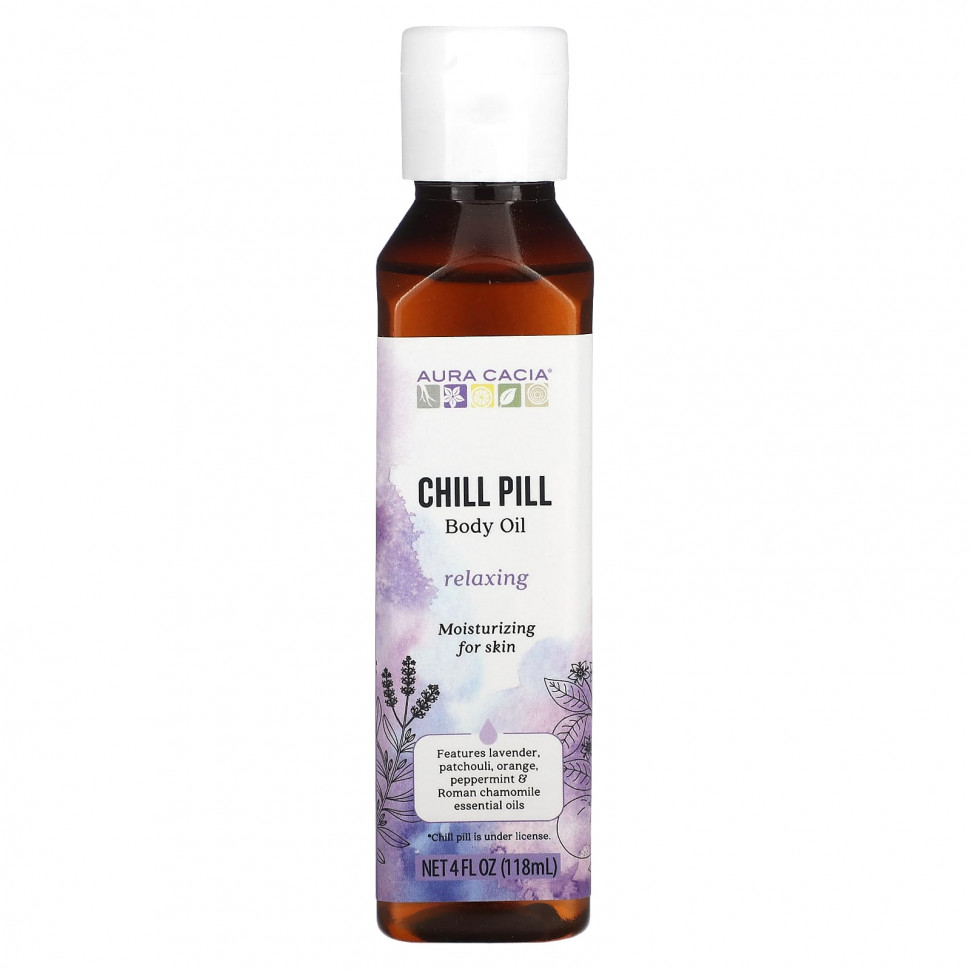 ������ ������ Aura Cacia, Chill Pill, ����� ��� ����, 118 �� (4 ����. �����)  IHerb (������) ����
