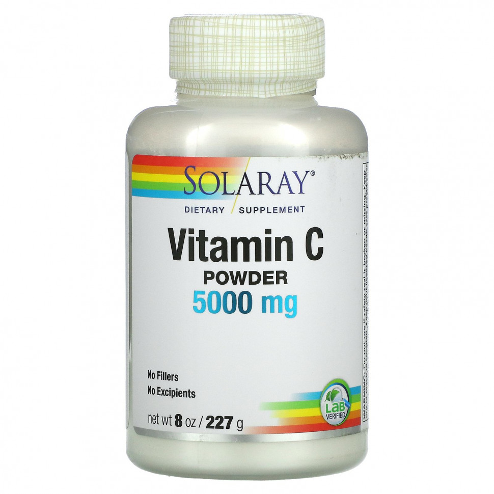 ������ ������ Solaray, ������� C � �������, 5000 ��, 227 � (8 �����)  IHerb (������) ����